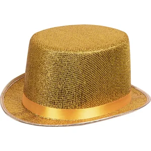 Comparateur de prix : Boland Chapeau Haut de Forme Or - Accessoire de mode - Adulte - Mixte - Intérieur - A partir de 18 ans