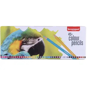 bruynzeel Crayon de couleur Perroquet, étui en métal de 45 pas cher