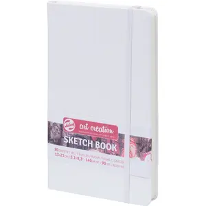 Talens Sketch Book Carnet de croquis 13 x 21 cm 140 g/m² 80 feuilles Blanc pas cher