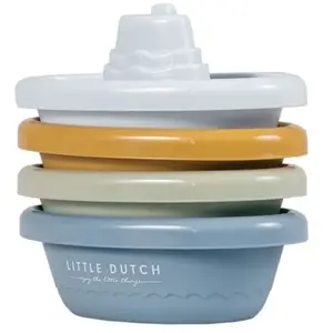 Little Dutch Bateaux de bain à empiler bleu pas cher