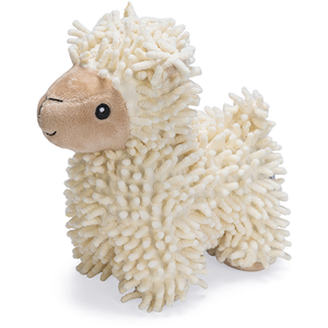 Beeztees eco hondenspeeltje schaapje Jovi (20 cm) beige fluffy pas cher
