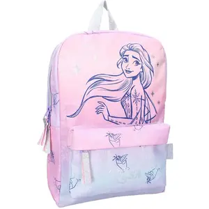 Vadobag Frozen II Glowing Lights Rugzak - Roze - Elsa & Anna pas cher