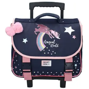 Cartable à roulettes MILKY KISS Fantasy Fables 38 cm 2 compartiments pas cher