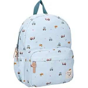 Kidzroom Sac à dos enfant Little Story Véhicules bleu (36 cm)