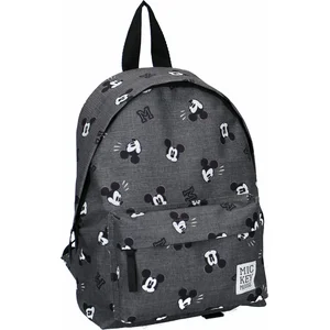 Disney sac à dos Mickey Mouse 31 x 22 cm polyester gris pas cher