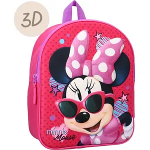 Sac à dos - Disney - Minnie Mouse 3D - 32 cm - Rose - Enfant