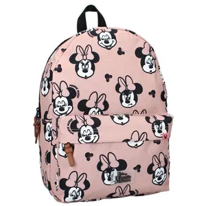 VADOBAG Sac à Dos Scolaire rose | Disney Minnie Mouse | 37 x 30 x 14 cm | Sac Enfant pas cher