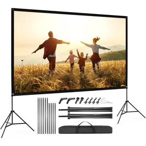 Écran de Projection avec Trépied VISULAPEX 100 Pouces Écran Vidéoproje... pas cher