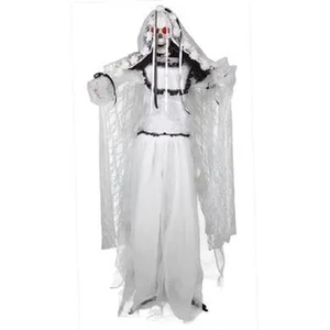 TotallyHalloween.nl Totally Halloween | Skelet als bruid | Skeleton Bride | 169 CM | Met Licht en Geluid pas cher