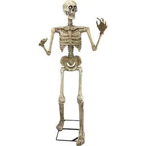 TotallyHalloween.nl Totally Halloween | Bewegend en Pratend Skelet | Animatronic | 150 cm pas cher