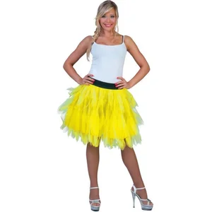 Feestdirect Tule Rok Geel pas cher
