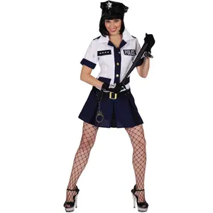 Funny Fashion Verkleedpak politie agente jurk vrouw Policewoman Amy 40-42Vendu parbol