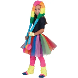 Sunny Regenboog Rok Meisje | One Size | Carnaval kostuum | Verkleedkle... pas cher