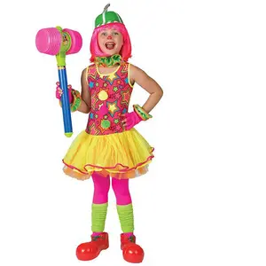 Clown Meisje jurkje stars - Maatkeuze: Maat 104Vendu parbol