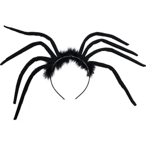 Merkloos / Sans marque Halloween Spinnen diadeem voor dames - zwart - horror dieren diadeem pas cher