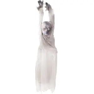 Funny Fashion Griezelige hangpop - shaking - met licht, geluid en beweging - 140 cm - ideaal voor Halloween pas cher