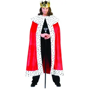Merkloos / Sans marque Cape Koning Arthur rood pas cher