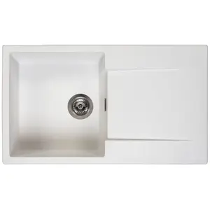 Reginox Amsterdam 10 spoelbak 86x50cm Pure White R30912Vendu parbol