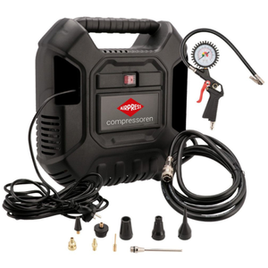 Olievrije compressor HLO 180 8 bar 150 l/min met accessoires