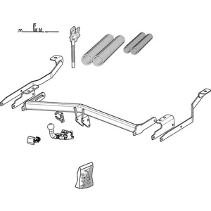 BRINK Attelage Voiture pour RENAULT: Trafic & NISSAN: NV300 & FIAT: Ta... pas cher