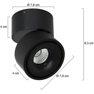 Spot Mexlite Fez Black - Zwart pas cher