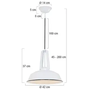 Comparateur de prix : Hanglamp Mexlite Luna - Wit