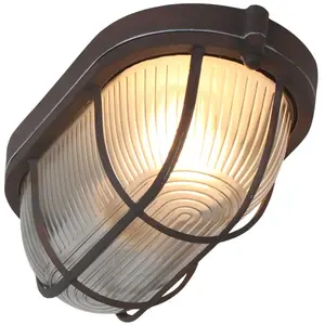 Plafondlamp Mexlite Lica - Bruin pas cher
