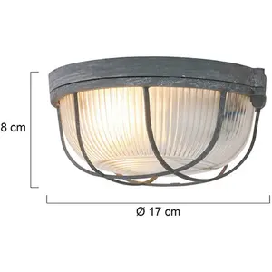 Plafondlamp Mexlite Mella - Grijs