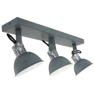 Comparateur de prix : STEINHAUER Plafonnier LED avec 3 spots mobiles, gris, BROOKLYN