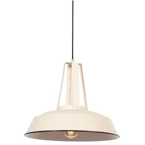 Mexlite - suspension - Eden - beige - métal - Ø 42cm - E27 - pas cher