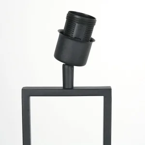 Steinhauer - lampe de table - Stang - noir - lin métal - ø 30cm -