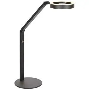 Steinhauer - lampe de table - Ringlux - noir - métal - Ø 20cm - pas cher