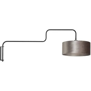 Steinhauer - applique murale - Bloeba - argent noir - métal