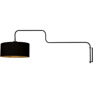 Steinhauer - applique murale - Bloeba - noir - métal tissu - Ø pas cher