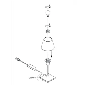 Steinhauer tafellamp Ancilla - brons - metaal - 13,5 cm - E14 fitting - 3100BR pas cher