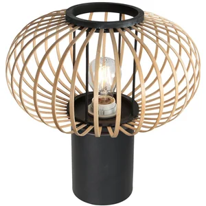 Steinhauer - lampe de table - Bloeba - naturel noir - bambou pas cher
