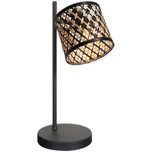 Mexlite - lampe de table - Bambus - naturel noir - bambou métal - pas cher