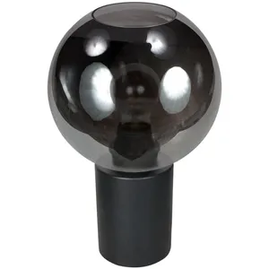 Steinhauer - lampe de table - Bloeba - noir - verre métal - Ø pas cher