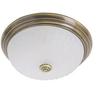 Comparateur de prix : Plafondlamp Steinhauer Ø30cm - Plafond- en wandlamp - Brons