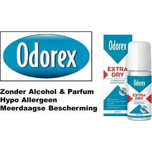 Odorex Deo Depper - Extra Dry - 3 x 50 ml pas cher