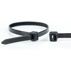 GR-Kabel WKK Kabelbinders 2,5 x 200 mm - zwart - zak 100 stuks - Tiewraps - Binders pas cher