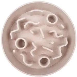 District 70 Merengue Slow Feeder en bambou pour chien Ø 28 cm pas cher