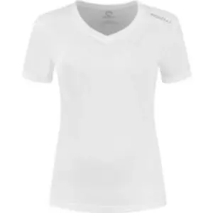 Rogelli Promo Sportshirt Dames - Korte Mouwen - Wit - XS
