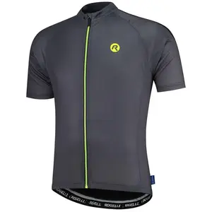 Rogelli Explore Fietsshirt - Korte Mouwen - Heren - Grijs, Zwart, Fluor - Maat M pas cher