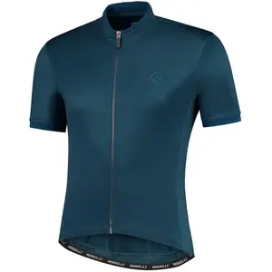 Rogelli Essential Fietsshirt - Korte Mouwen - Heren - Blauw - Maat S pas cher