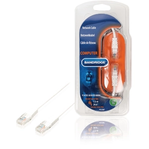 Bandridge BCL7207 - Netwerkkabel - RJ45 - 7.5 m - Wit pas cher