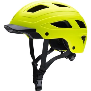 AGU Cit-E IV Led Fietshelm - Fluo Geel - L/XL - incl. Led licht pas cher