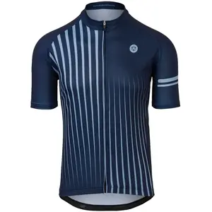 AGU Faded Stripe Fietsshirt Essential Heren - Blauw - MVendu parbol