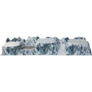 Merkloos / Sans marque Basis kerstdorp fc- longhorn 120x22 cm pas cher