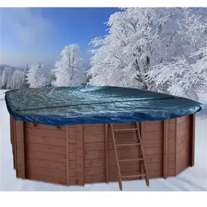 Interline Zwembad Interline winterafdekking voor houten zwembaden - 8,40 x 4,90 m ovaal pas cher